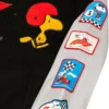 F1 Las Vegas Grand Prix x Peanuts Black & White Varsity Jacket
