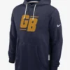 Green Bay Packers Alt Offensive Set Play Sideline Men's Nike Dri-FIT NFL Pullover Hoodie