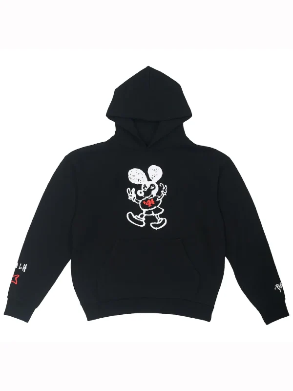 Hamilton Crew +44 Lucky Mouse Black Hoodie