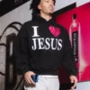 Jalen Wilson I Love Jesus Black Hoodie