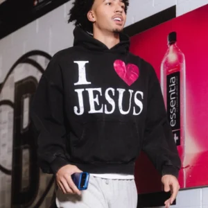 Jalen Wilson I Love Jesus Black Hoodie