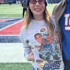 Kaley Cuoco Giants Caricature Crewneck
