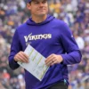 Kevin O'Connell Vikings Hooded Long Sleeve T-Shirt