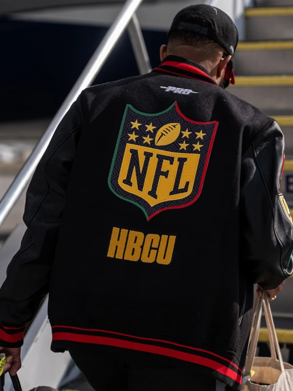 KhaDarel Hodge HBCU Letterman Jacket Black