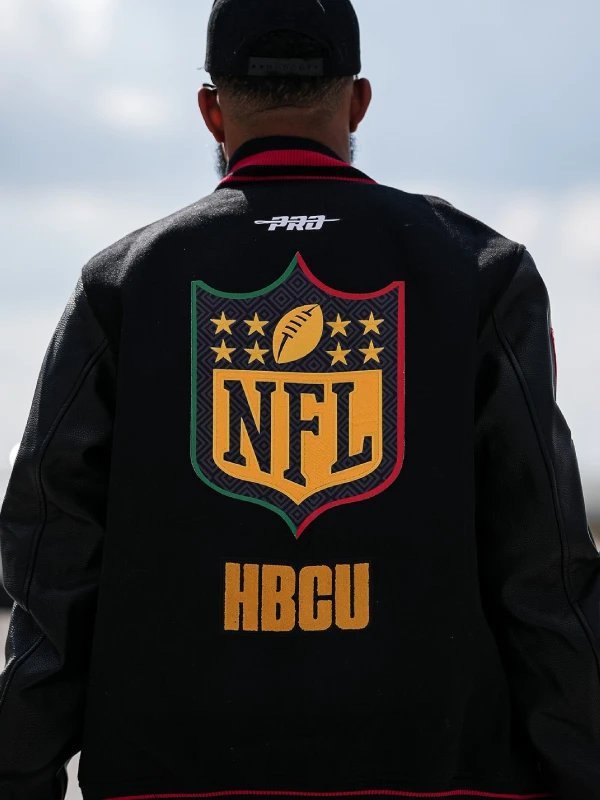 KhaDarel Hodge HBCU Varsity Jacket Black