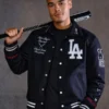 LA Dodgers Joshua Vides x Fanatics World Series Varsity Jacket
