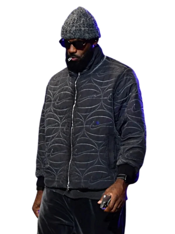 Lebron James Nike Woven Basketball Jacket Grey