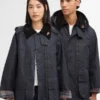 Levi's x Barbour Oversized Bedale Waxed Jacket