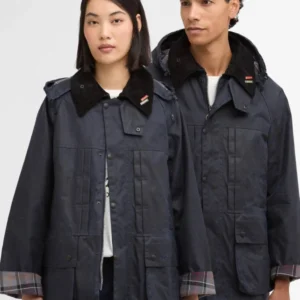 Levi's x Barbour Oversized Bedale Waxed Jacket