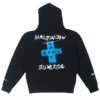 Lewis Hamilton Crew +44 Lucky Mouse Pull Over Hoodie - Unisex - Black