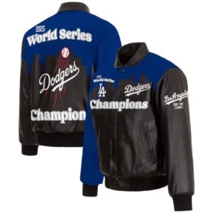Los Angeles Dodgers 2025 World Series Champions Leather Jacket