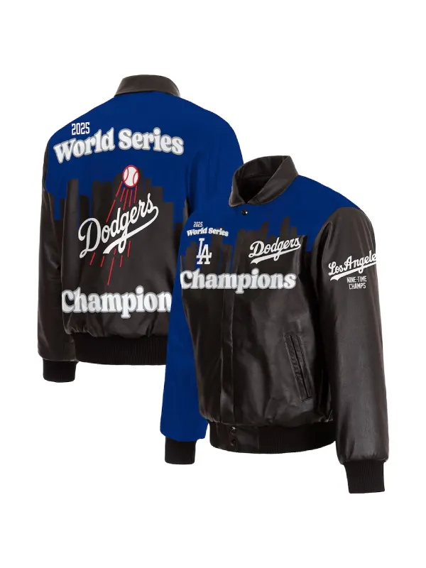Los Angeles Dodgers スタジアムジャケット　ジェフ　本革レザー Los Angeles Dodgers スタジアムジャケット ジェフ 本革レザー