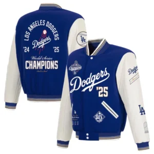 Los Angeles Dodgers 2025 World Series Champions Varsity Jacket