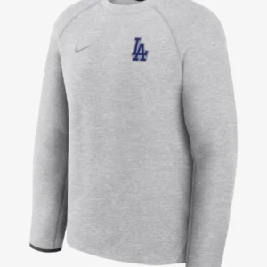 Los Angeles Dodgers Nike Tech Fleece Sweatshirt Grey