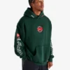Malbon Golf x F1 LVGP Fesque Delta Hoodie Green