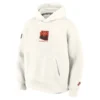 Men's Arizona Cardinals Nike Natural 2025 Rivalries Collection Oversized Tech Fleece Hoodie