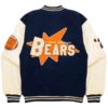 Men's Lyrical Lemonade x Chicago Bears Navy Full-Snap Letterman Varsity Jacket