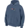 Men's New England Patriots Nike Blue 2025 Rivalries Collection Oversized Tech Fleece Hoodie