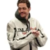 Monday Night RAW Pete Davidson White Leather Jacket