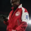 Olympiacos F.C. UEFA Champions League Red Varsity Jacket