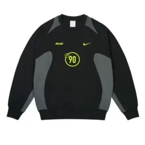 Palace x Nike Total P90 Crewneck Sweatshirt Black