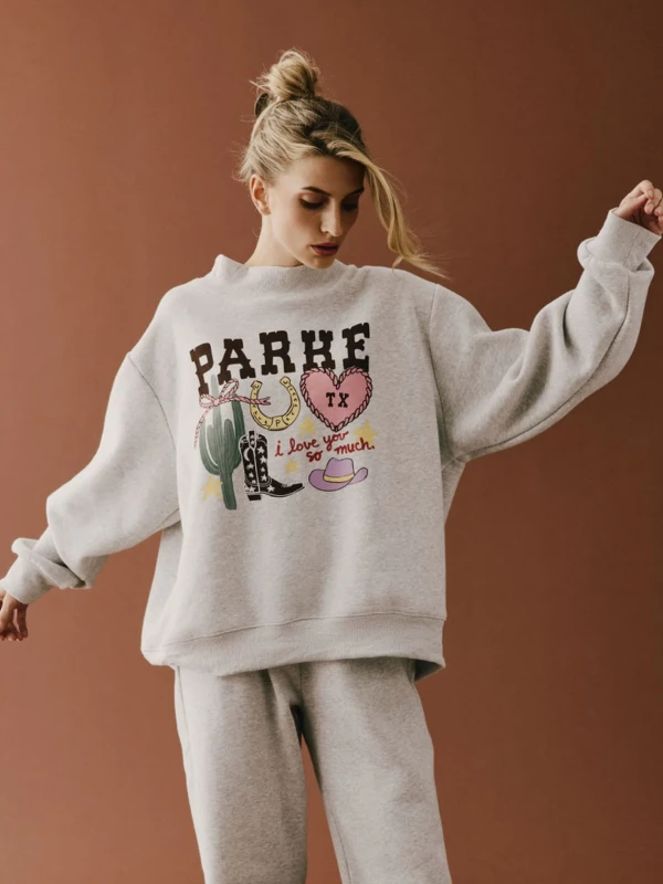 Parke Texas Mockneck Sweatshirt