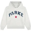 Parke Varsity Star Hoodie Grey