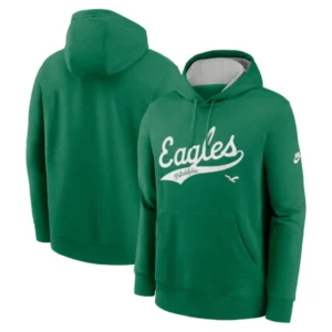 Philadelphia Eagles Rewind Club Hoodie Kelly Green