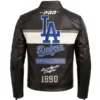 Pro Standard Los Angeles Dodgers Moto Leather Jacket