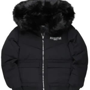 Rockstar Puffer Jacket Black