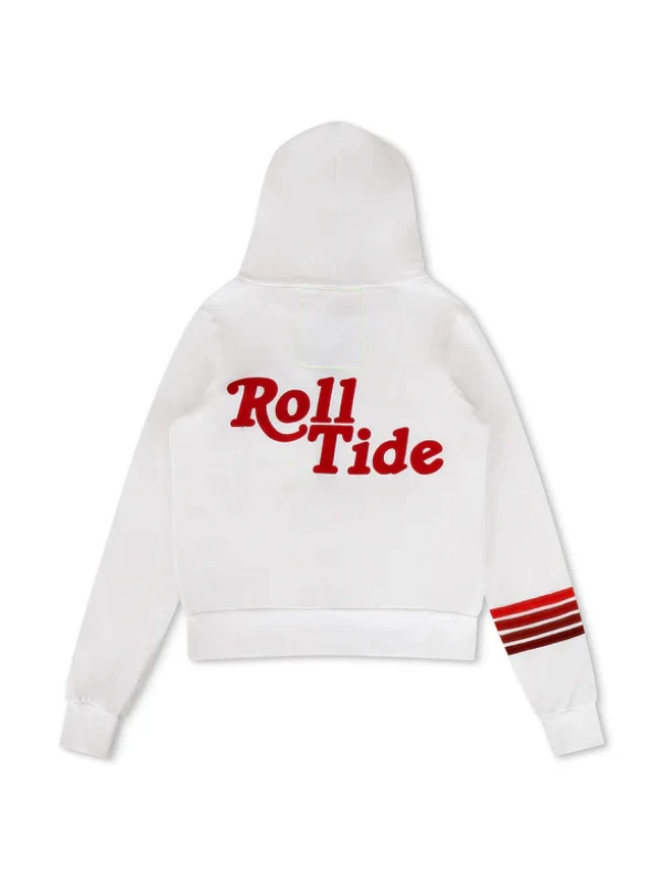 Roll Tide Alabama Hoodie White