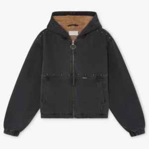 Scuffers Denim Dark Work Jacket Grey