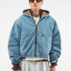 Scuffers Denim Work Jacket Blue
