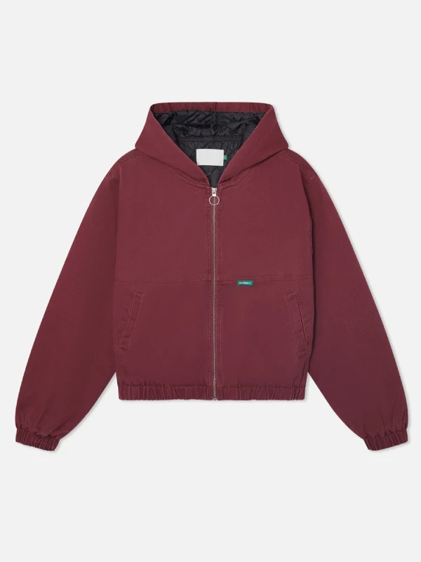Scuffers Stained Work Jacket with Hood