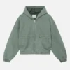 Scuffers Stained Work Jacket Green
