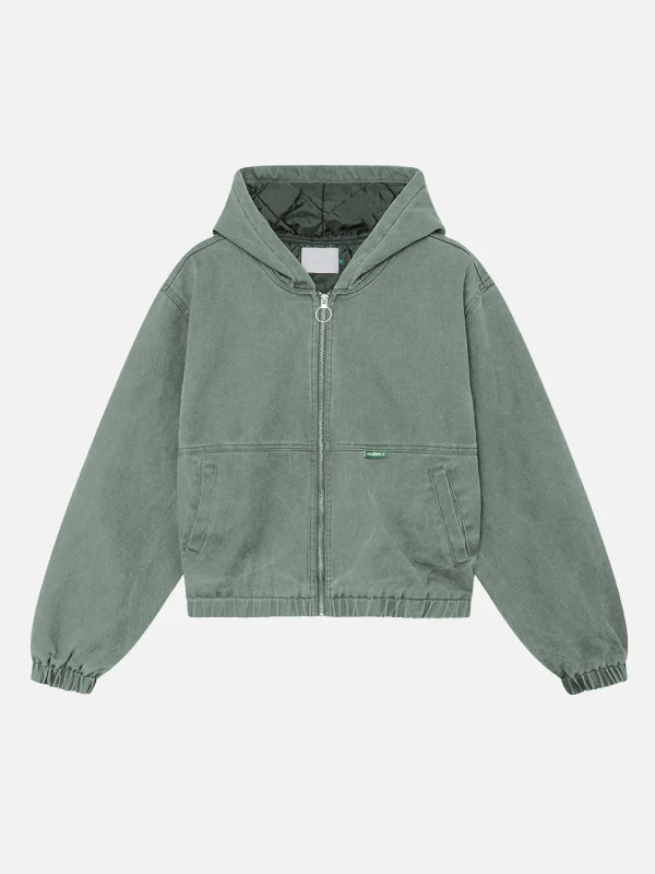 Scuffers Stained Work Jacket with Hood