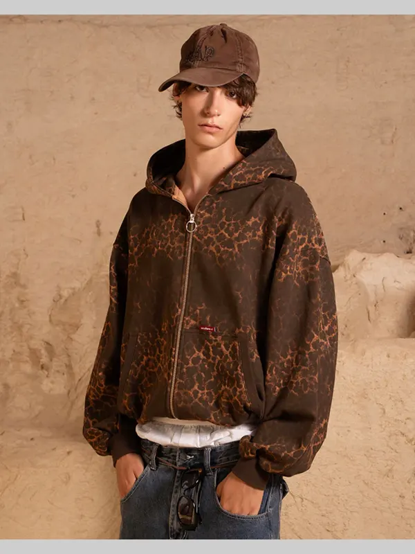 scuffers ジップパーカー leopard zip レオパード scuffers ジップパーカー レオパード leopard zip S 【公式通販】