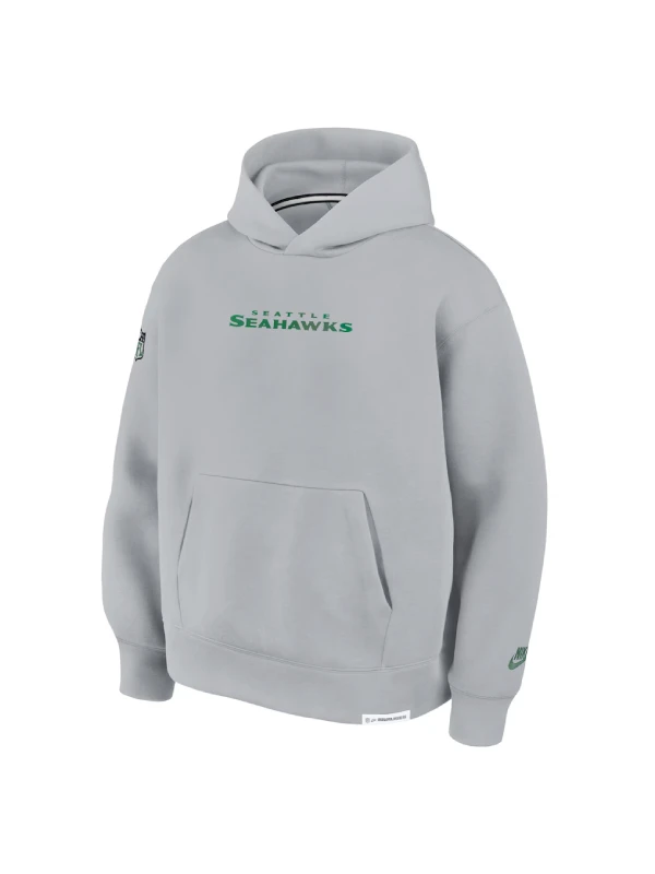 Seattle Seahawks Nike Rivalries Tech Fleece Grey Hoodie