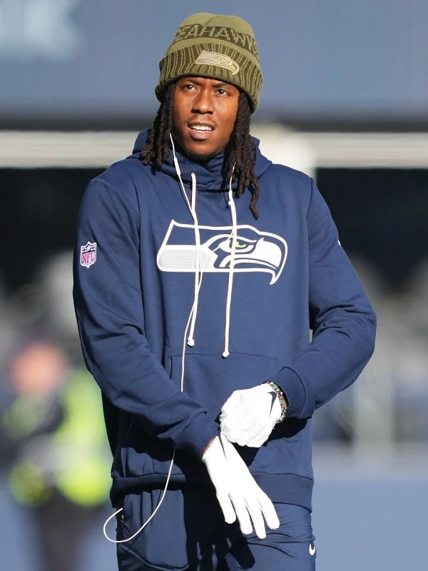 Seattle Seahawks Nike Sideline Initial Home Navy Hoodie