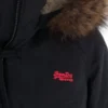 Superdry Study Duffle Black Jacket