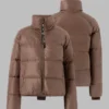 Svea Jakke Volume Puffer Jacket Brown