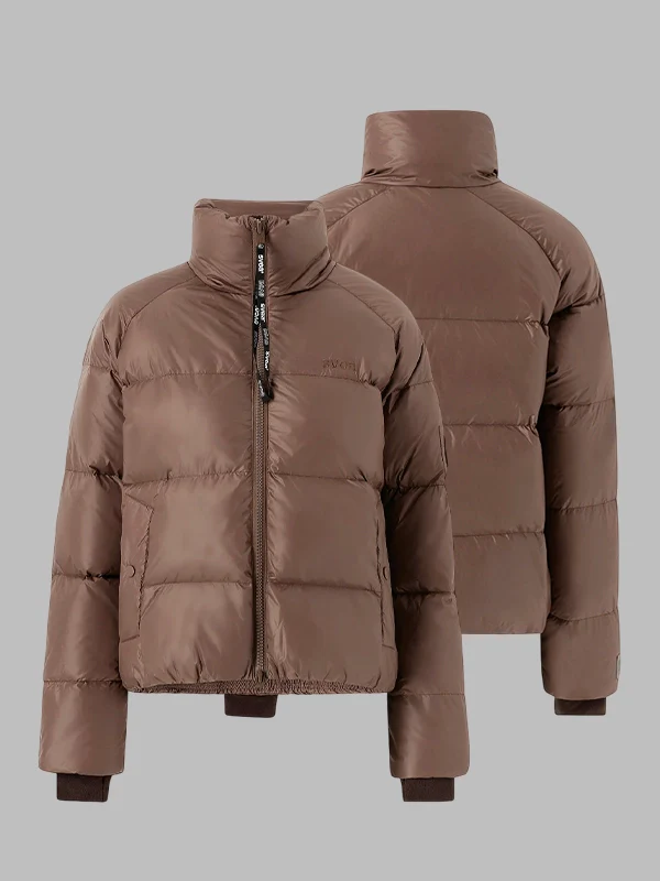 Svea Jakke Volume Puffer Jacket Brown