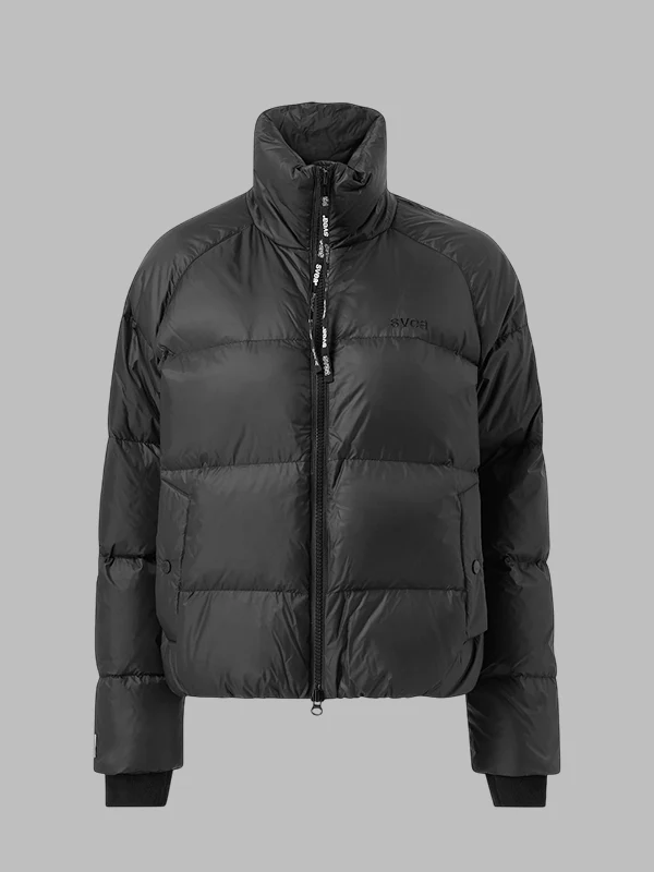 Svea Volume Black Puffer Jacket
