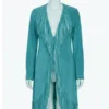 The Voice S28 Reba McEntire Blue Fringe Coat