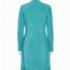 The Voice S28 Reba McEntire Fringe Coat Blue