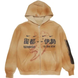 Travis Scott Cactus Jack x Fragment x Nike Houston To Ise Mie Zip Hoodie