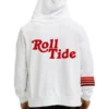 University of Alabama Roll Tide White Zip-Up Hoodie