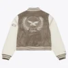 Women's Philadelphia Eagles TanCream Varsity Full-Snap Jacket