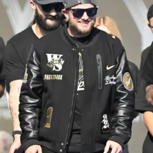 nike dodgers world series jacket