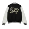 97 lloud Varsity Jacket Black & White